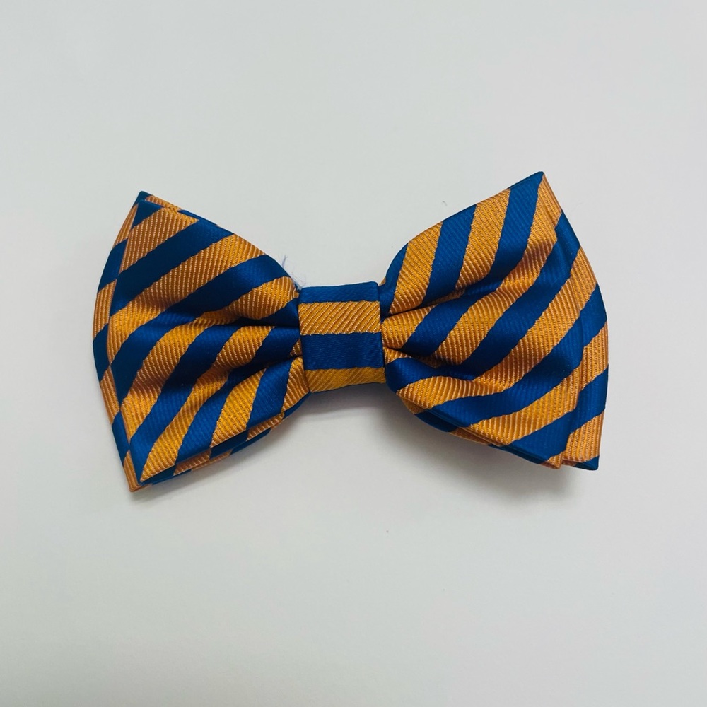 Hair Bow Tie Silk Hair Clip Vintage Preppy